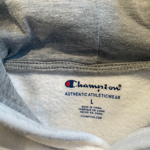 White Champion hoodie - Picture 2 of 3